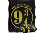 Harry Potter - Coperta, Piattaforma 9 3/4 TV18448 (Taglia Unica) (Colorato)