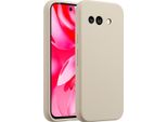Google Pixel 9A Sleeve - Silicone - Custodia Morbida Accezz/Copertura Posteriore - Beige