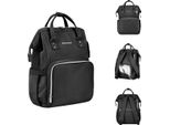 Borsa Fasciatoio Kikkaboo Siena, Zaino, Fasciatoio, Manico Regolabile Nero Grigio