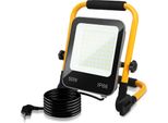 Aopunly Led Faro Da Costruzione 50W Luce Da Lavoro Bianco Freddo Faro Da Costruzione Faro A Led Faro Da Cantiere