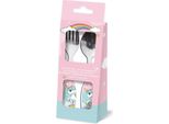 Set Di Posate Ergo In Metallo Unicorn Range, 2 Pezzi