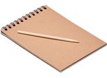 Midocean - Taccuino "Nero"", Carta MO1021 (Formato Unico) (Legno)"