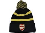 Arsenal Fc - Cappello Con Pompon "Cannon"" BS5763 (Taglia Unica) (Nero/Oro)"