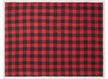 Midocean - Coperta Da Picnic "Shermatt"", Rpet (Polietilene Tereftalato Riciclato), A Scacchi MO1170 (Taglia Unica) (Rosso)"