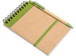 Midocean - Blocco Note E Penna "Sonora"", Materiale Riciclato, A6 MO128 (Taglia Unica) (Lime/Beige)"