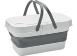Midocean - Cestino "Cesta"", Pieghevole, 16 Litri MO1310 (Taglia Unica) (Bianco)"