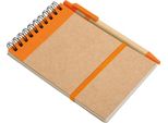 Midocean - Blocco Note E Penna "Sonora"", Materiale Riciclato, A6 MO128 (Taglia Unica) (Arancione/Beige)"