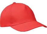 Midocean - Cappellino Da Baseball "Buzz"" A 5 Segmenti MO138 (Taglia Unica) (Rosso)"