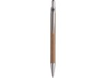 Midocean - Penna A Sfera "Pushton"", Cartone MO168 (Taglia Unica) (Grigio Argento Opaco)"