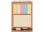 Midocean - Blocco Note E Penna "Multibook"" MO1517 (Taglia Unica) (Beige)"