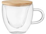 Midocean - Tazza Da Caffè "Cora"", Vetro Borosilicato, 180Ml MO225 (Taglia Unica) (Trasparente)"