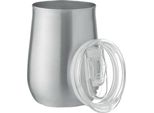 Midocean - Tazza Da Caffè "Ursa"", Acciaio Inossidabile Riciclato, 500Ml MO226 (Taglia Unica) (Argento Opaco)"