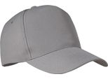Midocean - Cappello Da Baseball "Senga"" A 5 Segmenti MO209 (Taglia Unica) (Grigio)"