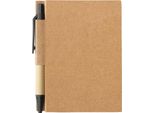Midocean - Taccuino E Penna "Cartopad"", Materiale Riciclato MO247 (0,9 Cm X 11 Cm X 8,5 Cm) (Nero)"
