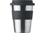 Midocean - Tazza Per Bere "Irmug"", Acciaio Inox, 350Ml MO309 (Taglia Unica) (Nero)"