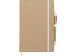 Midocean - Taccuino E Penna "Caratil"", Materiale Riciclato, A5 MO366 (1,2 Cm X 21 Cm X 14 Cm) (Bianco)"
