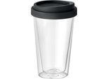 Midocean - Bicchiere "Bielo"", Vetro Borosilicato, 350Ml MO339 (Taglia Unica) (Nero)"