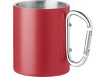 Midocean - Tazza Da Caffè "Trumba"", Metallo, 300Ml MO407 (Taglia Unica) (Rosso)"