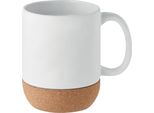 Midocean - Tazza Da Caffè "Matt"", Sughero, Ceramica, 300Ml MO447 (Taglia Unica) (Bianco)"