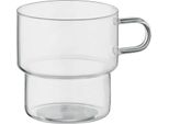Midocean - Tazza Da Caffè "Boromug"", Vetro Borosilicato, 300Ml MO466 (Taglia Unica) (Trasparente)"