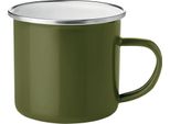 Midocean - Tazza Da Caffè "Plateado"", Smaltata, Metallo, 350Ml MO474 (Taglia Unica) (Verde)"
