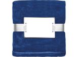 Midocean - Coperta "Davos"", Flanella MO506 (Taglia Unica) (Blu)"