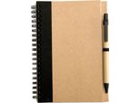Midocean - Taccuino Con Penna "Sonora Plus"", Materiale Riciclato, B6 MO508 (Taglia Unica) (Nero)"