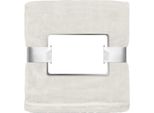 Midocean - Coperta "Davos"", Flanella MO506 (Taglia Unica) (Beige)"