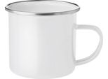 Midocean - Tazza Da Caffè "Plateado"", Smalto, 350Ml MO409 (Taglia Unica) (Bianco)"