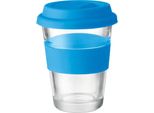 Midocean - Bicchiere "Astoglass"", Vetro, 350Ml MO644 (Taglia Unica) (Blu)"