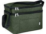 Midocean - Borsa Frigo "Icecube"", Rpet (Polietilene Tereftalato Riciclato) MO574 (25 Cm X 30 Cm X 20 Cm) (Verde Scuro)"