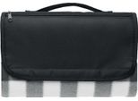 Midocean - Coperta Da Picnic "Caly"", In Pile, A Quadri MO649 (Taglia Unica) (Nero)"