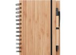 Midocean - Taccuino E Penna "Bambloc"", Bambù MO627 (13 Cm X 13 Cm X 1,3 Cm) (Legno)"