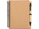 Midocean - Taccuino Con Penna "Bloquero"", Materiale Riciclato, B6 MO528 (Formato Unico) (Beige)"