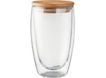 Midocean - Bicchiere "Tirana"", Bambù, 450Ml MO701 (Taglia Unica) (Trasparente)"