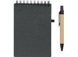 Midocean - Taccuino Con Penna "Notie"", Materiale Riciclato MO728 (Taglia Unica) (Grigio Pietra)"