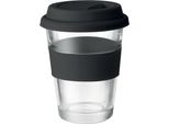 Midocean - Bicchiere "Astoglass"", Vetro, 350Ml MO644 (Taglia Unica) (Nero)"