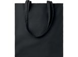 Midocean - Borsa Della Spesa "Tura Colour"", Cotone Organico MO803 (Taglia Unica) (Nero)"