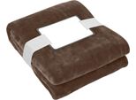 Midocean - Coperta "Logan"", Rpet (Polietilene Tereftalato Riciclato) MO810 (Taglia Unica) (Cioccolato)"