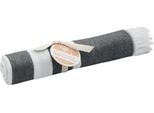 Midocean - Asciugamano Da Bagno "Wave"", Seaqual, Hammam MO893 (Taglia Unica) (Grigio)"