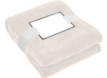 Midocean - Coperta "Logan"", Rpet (Polietilene Tereftalato Riciclato) MO810 (Taglia Unica) (Beige)"