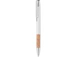 Midocean - Penna "Veria"", Pulsante, Alluminio MO936 (Taglia Unica) (Bianco)"