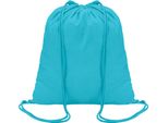 Midocean - Borsa Da Ginnastica "Coloured"", Cotone MO925 (Taglia Unica) (Turchese)"