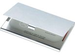 Midocean - Porta Biglietti Da Visita "Epsom"", Alluminio MO932 (Taglia Unica) (Argento Lucido)"