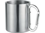 Midocean - Tazza Da Caffè "Trumbo"", Metallo MO826 (Taglia Unica) (Argento Opaco)"
