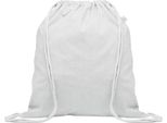Midocean - Borsa Da Ginnastica "Cabetri Colour"", Cotone Riciclato MO625 (Taglia Unica) (Bianco)"