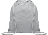 Midocean - Borsa Da Ginnastica "Cabetri Colour"", Cotone Riciclato MO625 (Taglia Unica) (Grigio)"