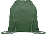 Midocean - Borsa Da Ginnastica "Cabetri Colour"", Cotone Riciclato MO625 (Taglia Unica) (Verde Scuro)"