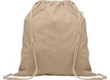 Midocean - Borsa Da Ginnastica "Cabetri Colour"", Cotone Riciclato MO625 (Taglia Unica) (Khaki-Brown)"