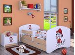 Bdw Cot Super Dogs, Culla Per Bambini, Pera Chiara (Motivo 4), 140 X 70 Cm